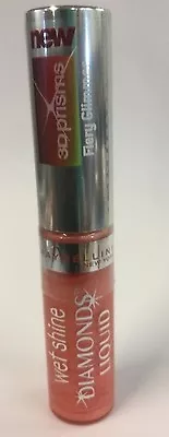 Maybelline Wet Shine Diamonds Liquid Lipcolor Lip Gloss 3D PRISMS FIERY GLIMMER. • $11.86