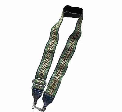 Vintage 70s- 80's    1.5 Inch Wide Woven Retro SLR Camera Neck Strap Hong Kong • $19.99