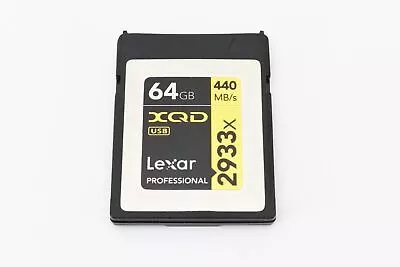 [NEARMINT] Lexar 64GB Professional XQD 2933x Memory Card 440MB/s From JAPAN • $137.05