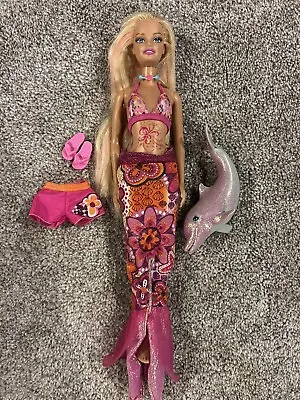 Vintage Barbie Merliah Doll Barbie A Mermaid Tale Tattoo 1998-1999 Flaws In Desc • $25