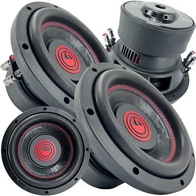 2x Gravity 8 Inch 1000 Watt Car Audio Subwoofer W/ 4 Ohm DVC Power 8' Sub Pair • $114.99