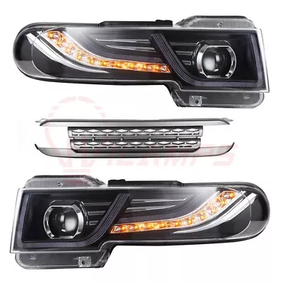 For Toyota FJ Cruiser 2007-2015 Headlights Halo Projector With Grille Front Lamp • $261.99