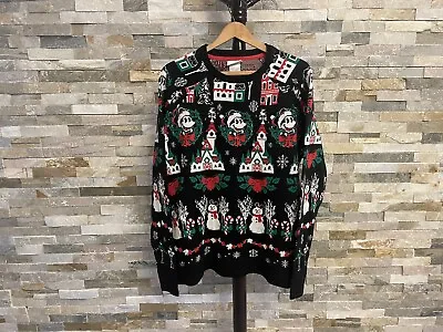 Disney Parks All Over Print Unisex Light-Up Christmas Sweater Size Medium • $40