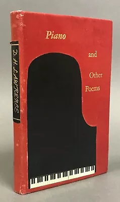 Custom  Piano  Binding   D. H. Lawrence   Selected Poems  The Viking Press 1966  • $121.89