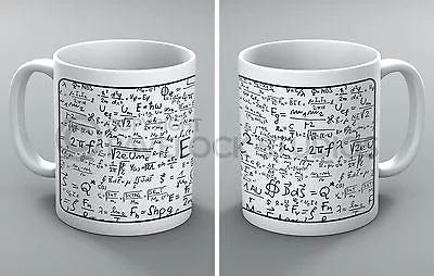 Maths Mug Mugs Equations Formulas Sums Math Mathematics Physics Teacher Student • £10.99