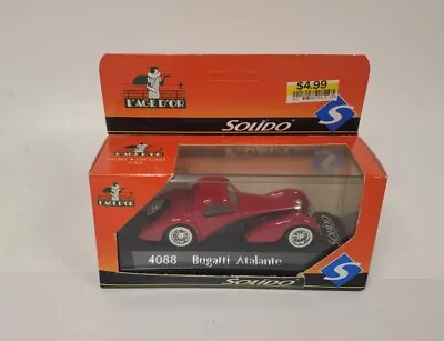 Solido Bugatti Atalante Red #4088 1:43 Scale Diecast (LLBC3)  • $13.95
