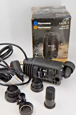 $44.95 • Buy Vacmaster Wet/Dry Pump Accessory PE401 Water Drain Pump Attachment W/Adapters
