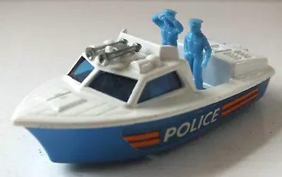 £2.95 • Buy Vintage Matchbox Superfast Car 52 Police Launch Boat Unboxed Good Condition