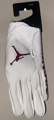 New Nike Jordan Oklahoma Sooners P.E Vapor Jet 7.0 Football Gloves Men’s Size M • $129.99