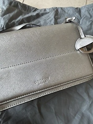 $295 • Buy Oroton Forte Cltch Bag Silver Bag RRP $395