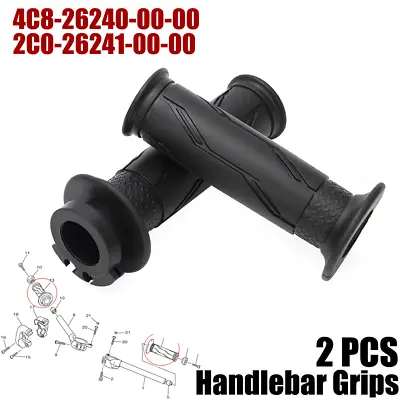 For Yamaha YZF-R6 YZF-R1 YZF-R1M Handlebar Grips Throttle Tube Left & Right Set • $5.49