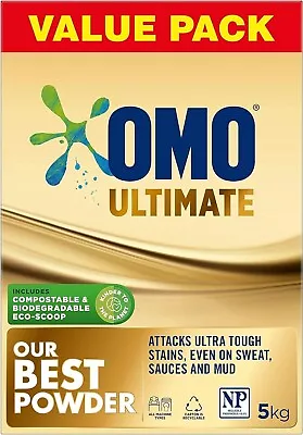 OMO Ultimate Front & Top Loader Washing Powder 5 Kg • $49.95