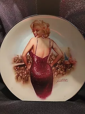 Bradford Exchange Collector Plate Marilyn Monroe “For Our Boys In Korea 1954” • $6.99