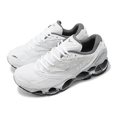 Mizuno Wave Prophecy LS White Grey Men Casual LifeStyle Shoes D1GA3337-02 • $239.99