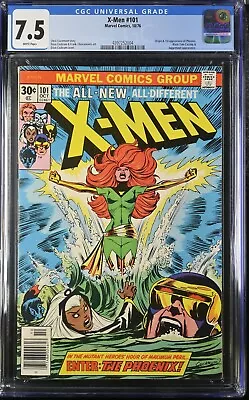 X-Men #101 CGC 7.5 Great Looking Book! 1976 1st Appearance Of The Phoenix • $159.50