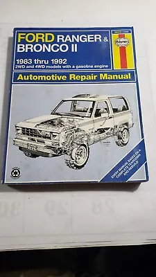 Haynes 36070 Repair Manual For Ford Ranger & Bronco II 2WD 4WD 1983 - 1992 • $9.99