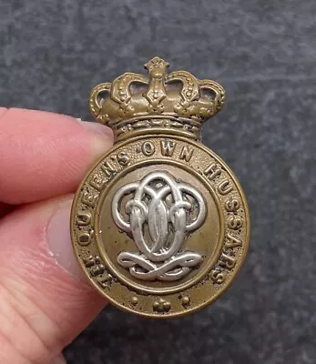 Victorian 7th Queen’s Own Hussars Original Cap Badge • £45