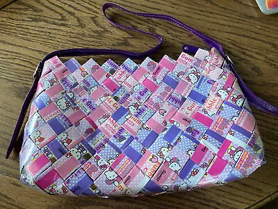 NAHUI OLLIN Candy Wrapper Handbag Hello Kitty Bubble Gum Pink Purple • $28