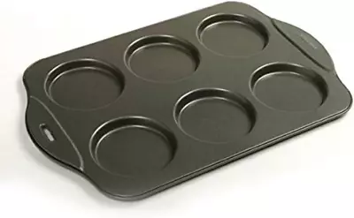 Puffy Muffin Top Pan Makes 6 Non Stick High Rise Crown 4  Wide .5  Deep • $25.99