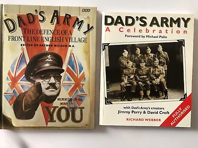 2 X Dad’s Army Books A Celebration / The Defence Of A Front Line English Village • £5