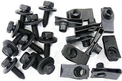 Ford Truck Body Bolts & U-nut Clips- 5/16-18 X 1 - 1/2  Hex- 20pcs (10ea)- #373 • $22.95