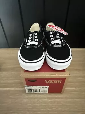 Vans Kids Authentic Shoes Size Kids 12 • $40