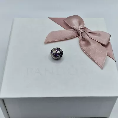 £40 • Buy Genuine Pandora Purple Sparkling Football Charm ALE 925 #790444ACZ