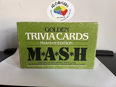 Vintage MASH Golden Trivia Cards Game Original 1984 Edition Complete M*A*S*H • $23.75
