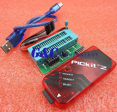 Microcontrollers PICkit2 PIC KIT2 Debugger Programmer + Programming Adapter M123 • $16.14