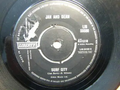 Jan And Dean – Surf City 1963 7” Liberty LIB 55580 • £3.90