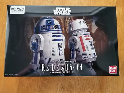 R2-D2 & R5-D4 Star Wars Bandai 1/12th Scale 6 Inch Model Kit Black Series NEW • $79.99