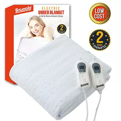 Electric Blanket Heated Under Blanket 3 Heat Settings Single Double King Size • £24.99