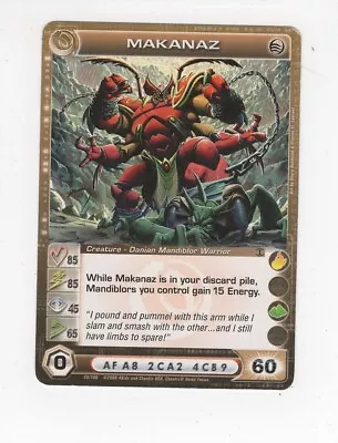 Chaotic Creature Card Danian Makanaz Min Energy • $1.25