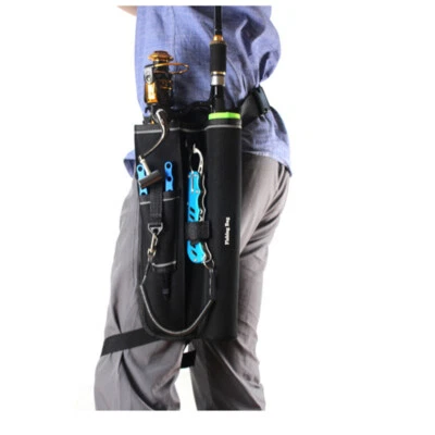 $23.75 • Buy Outdoor Fishing Bag European Lure Black Rod Fishing Gear Bag Accessories SW