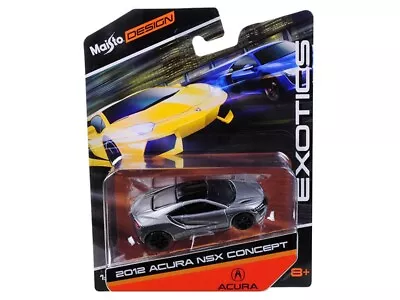 2012 Acura NSX Gray  Exotics  1/64 Diecast Model Car By Maisto • $17.99