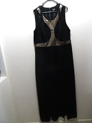 CiTY CHiC ::: Women's Black Maxi Dress : Size 16 [S] : GoRGeOUS • $29
