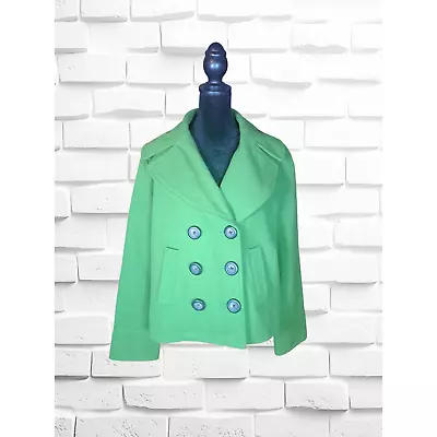 Merona Green Pea Coat **SIZE SMALL** • $20