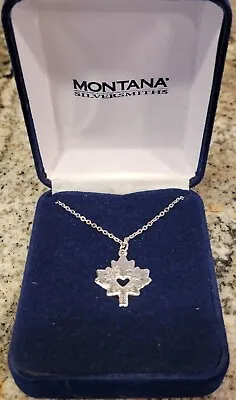 Montana Silversmith Canada Maple Leaf Necklace Pendant Nc2370can • $44.99