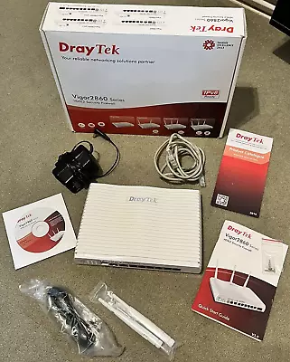 Draytek Vigor2860 Wired Router VDSL2 Security Firewall Multi WAN • £25