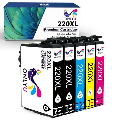 220 XL T220XL Ink Cartridges Set For Epson WorkForce WF-2630 WF-2600 XP-320 • $8.97