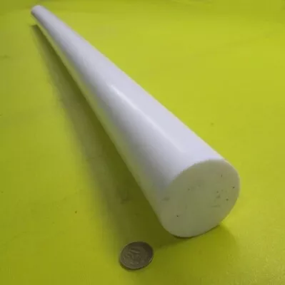 Teflon PTFE Virgin White Rod (2 1/2) 2.50 Diameter X 48  Long  1 Unit Extruded • $346.50