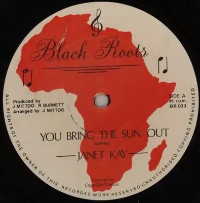 Janet Kay - You Bring The Sun Out (12  Single) • £33.49