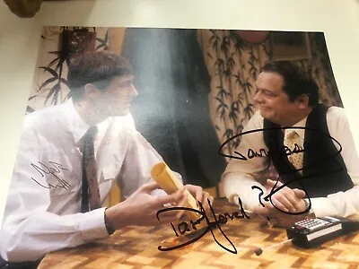 David Jason & Nicholas Lyndhurst Signed 10x8 Photo  Only Fools Horses COA • £225