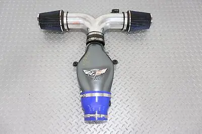 00-04 Corvette C5 Air Cleaner W/Factory Intake&Chrome Dual Filter Piping -NO MAF • $270