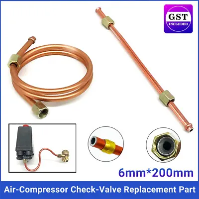 Air Compressor Exhaust Tube Replacement Air-Pipe Oil-Pump Spare-Parts 6*200mm • $5.81