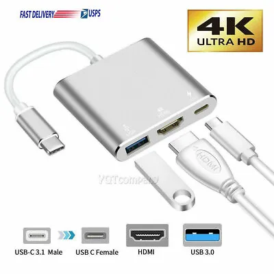 USB Type C To HDMI HDTV TV Cable Adapter Converter Hub For Macbook Android Phone • $12.99