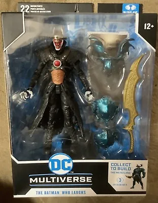 DC Multiverse Mcfarlane BATMAN WHO LAUGHS W/ Tyrant Wings BAF Merciless MIP! • $71.99