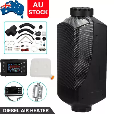 Air Diesel Heater 2KW Tank Remote Control Thermostat Caravan RV Parking • $108.90