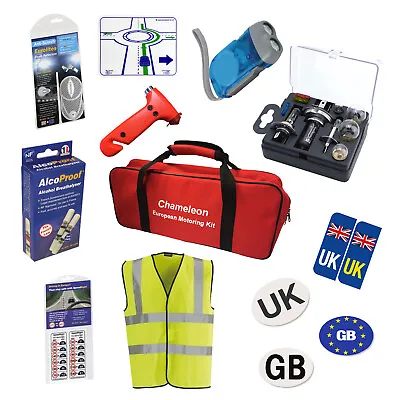 European Car Travel Kit Items For Legal Driving In Europe | Breathalysers France • £3.75