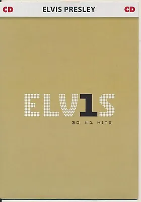 Elvis Presley ELV1S 30 #1 Hits 2002 2010 A5 Cardboard Sleeve Czechia CD   Sealed • $16.50